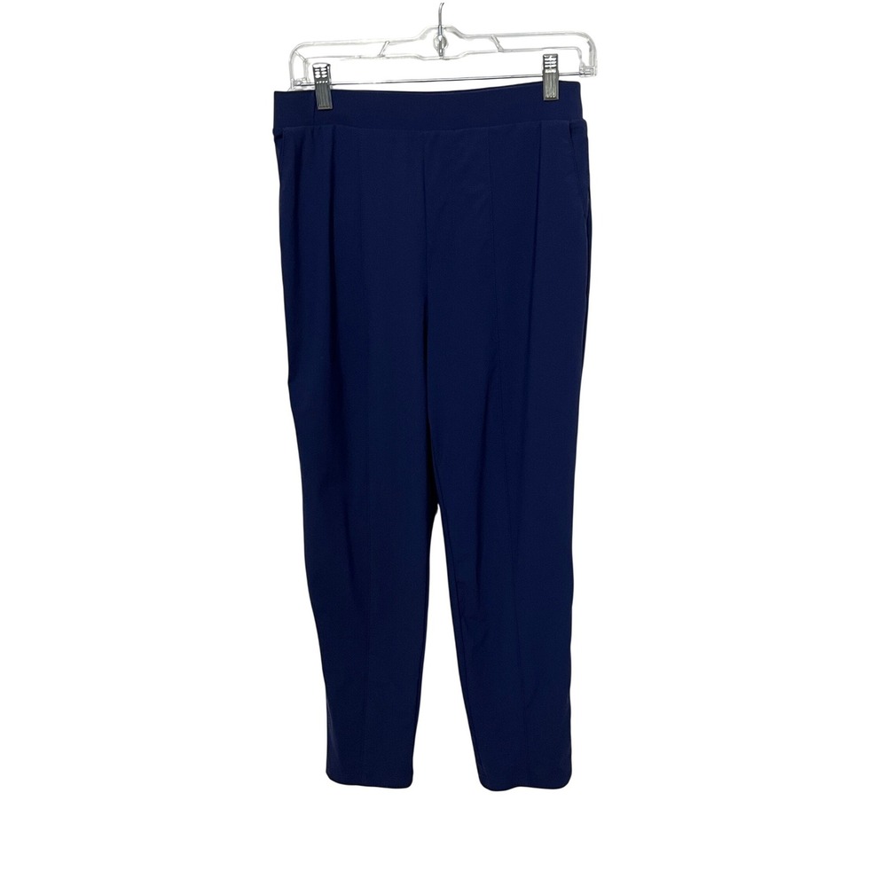 Foray Golf Pull On Performance Pants Womens Medium Navy Blue Stretch Made in USA